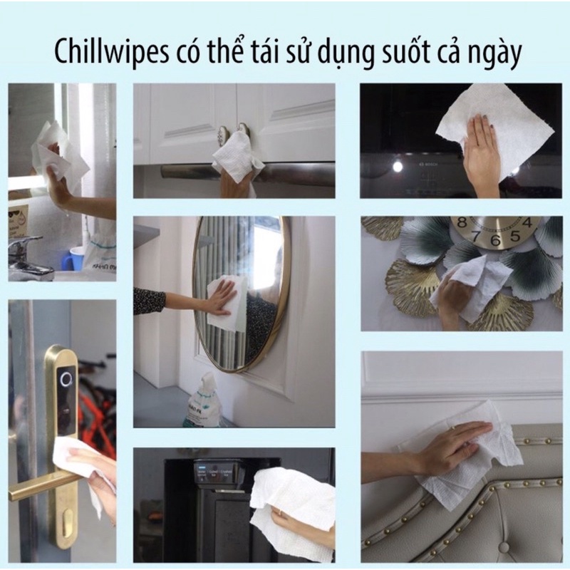 KHĂN RỬA MẶT - TẨY TRANG CHILLWIPES