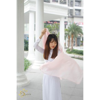 Khăn Lụa Tơ Tằm SenSilk Standard Hồng