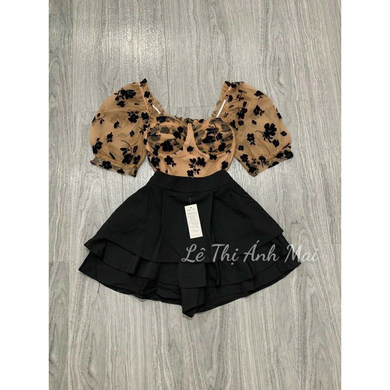 Áo bi cúp ngực tay phồng | BigBuy360 - bigbuy360.vn