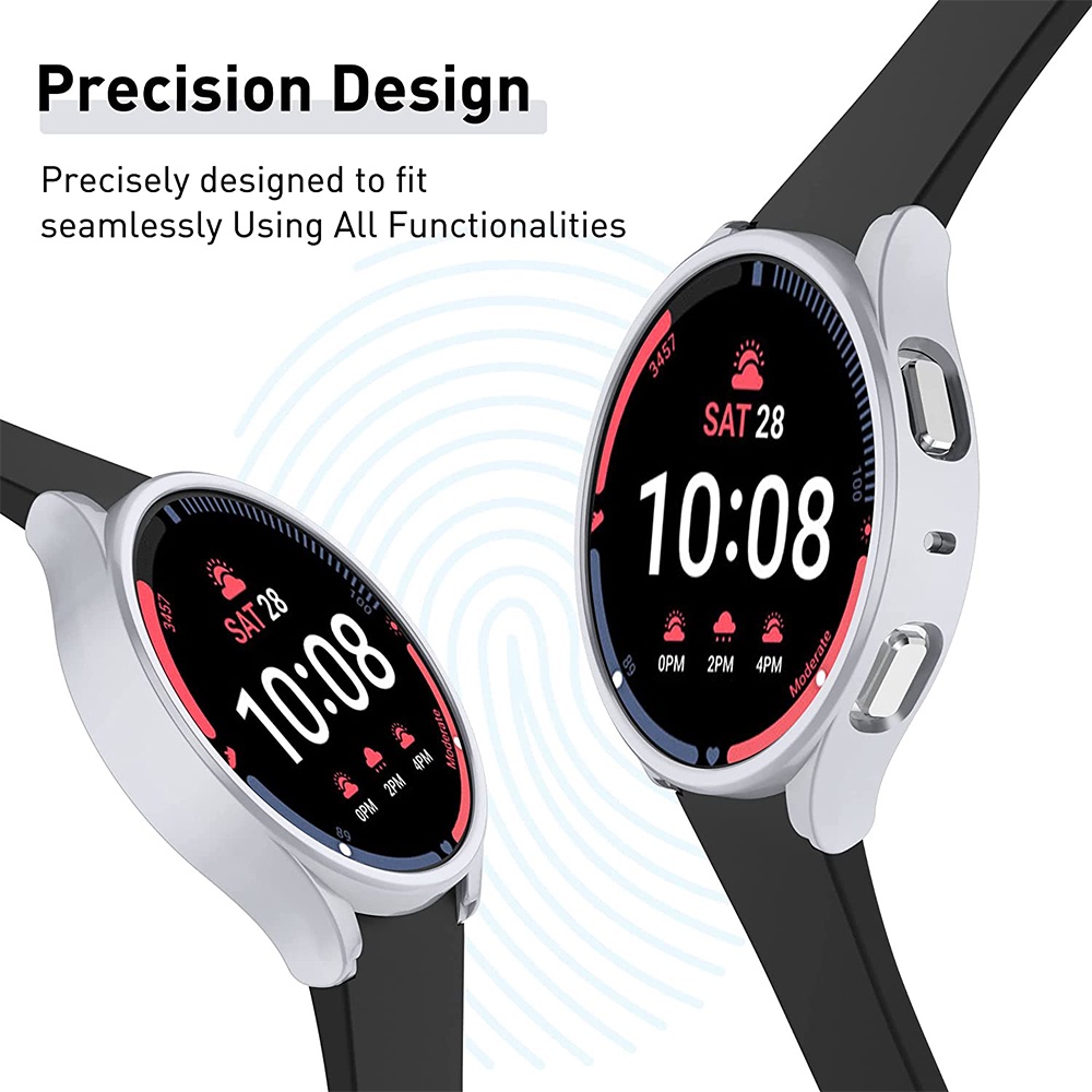 Ốp Lưng PC + KíNh CườNg LựC Cho Samsung Galaxy Watch 5 40mm 44mm Galaxy Watch5 Pro