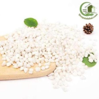 1kg đá sỏi màu trắng mini - đá  trang trí trồng cây - trang trí bể cá - sân vườn
