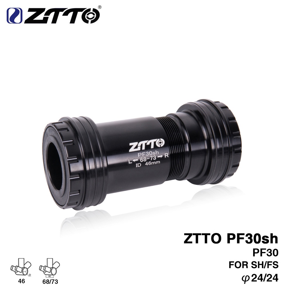 Khung trục giữa xe đạp ZTTO pf30 24mm có khóa 46mm cho xe đạp leo núi