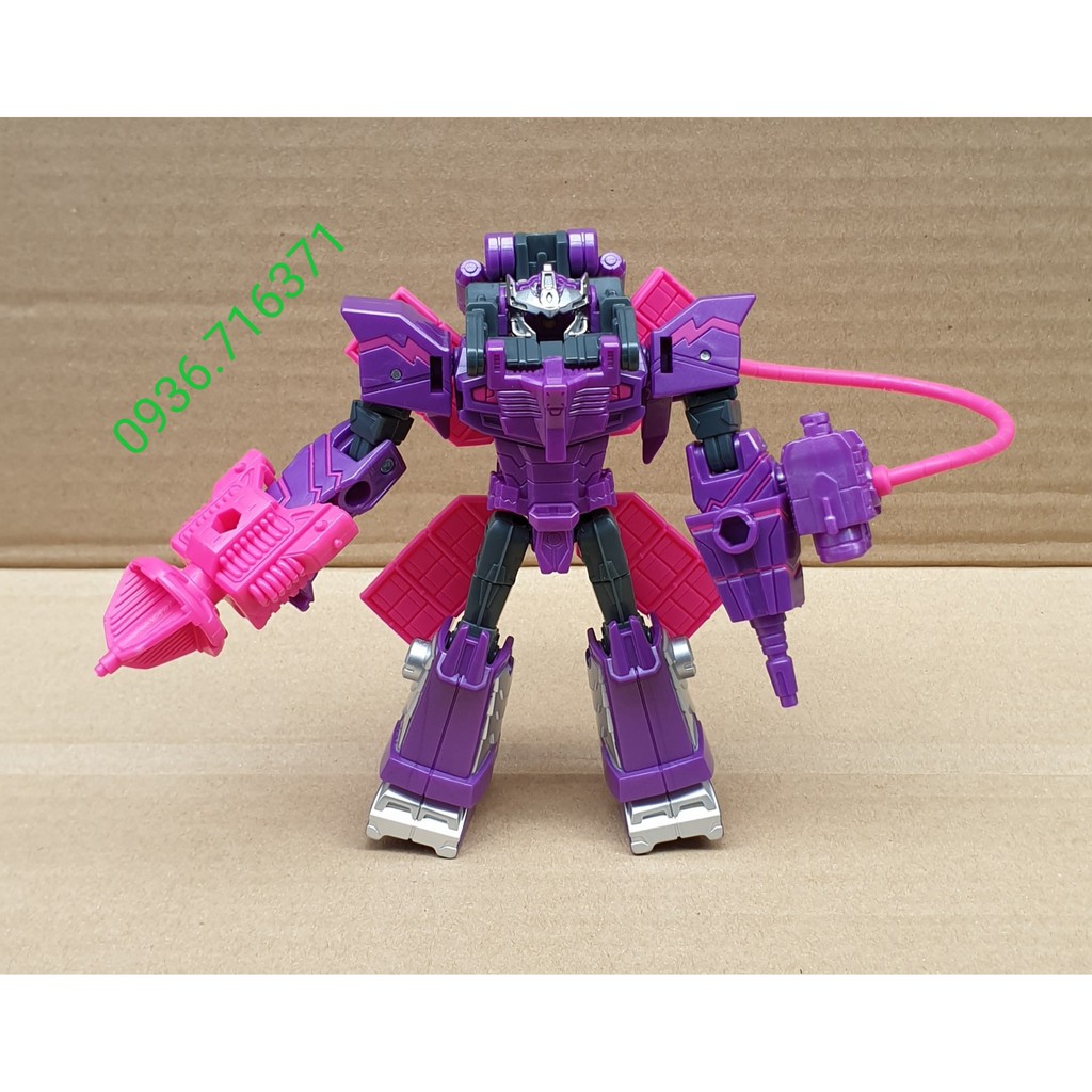 Robot biến hình màu tím nhiều bước Transformers - Hasbro
