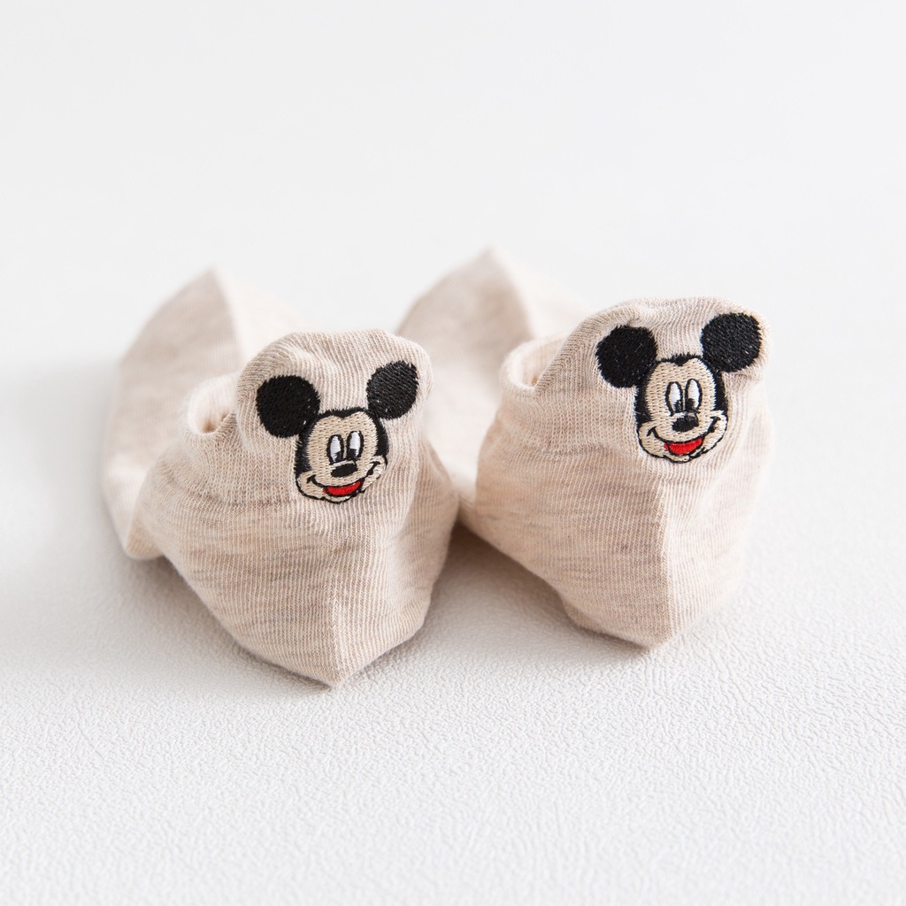 Tất thêu hình chuột mickey xinh xắn
