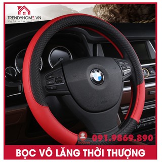 Bọc vô lăng da cao cấp cho xe hơi, vỏ tay lái ô tô thể thao cao cấp cho