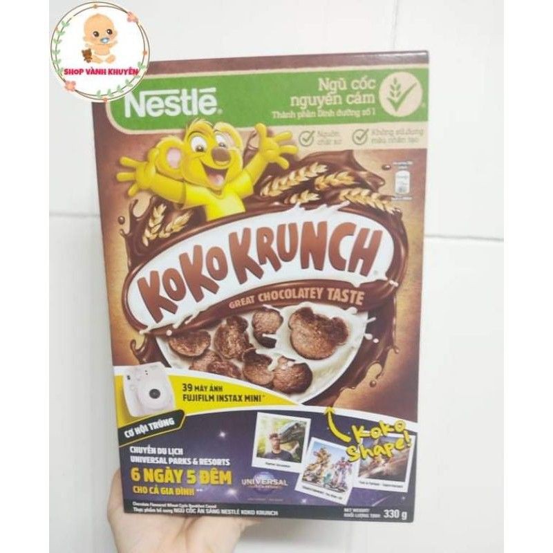 HSD 16.8.2021.Ngũ cốc ăn sáng Nestle KokoKrunch 330g