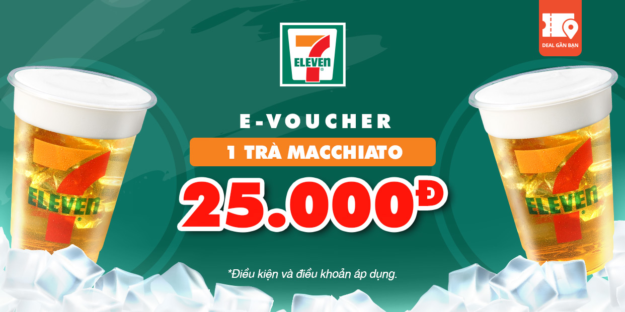 E-Voucher 01 Trà Macchiato tại 7-Eleven