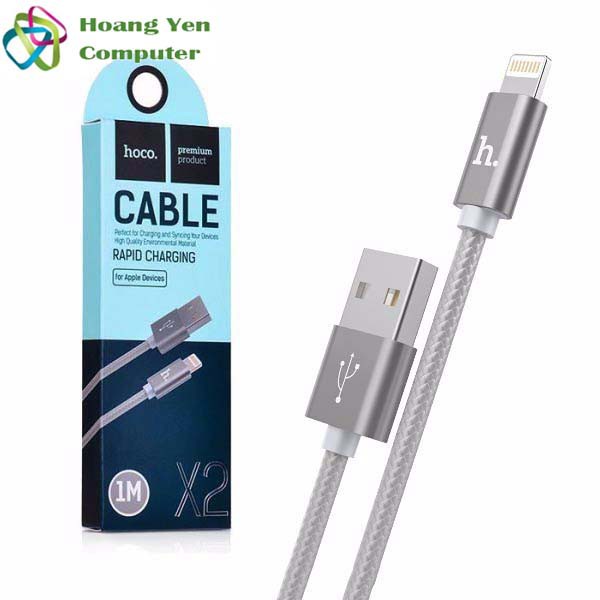 Cáp Hoco X2 cho IPhone IPad chống đứt giá rẻ - BH 6 tháng