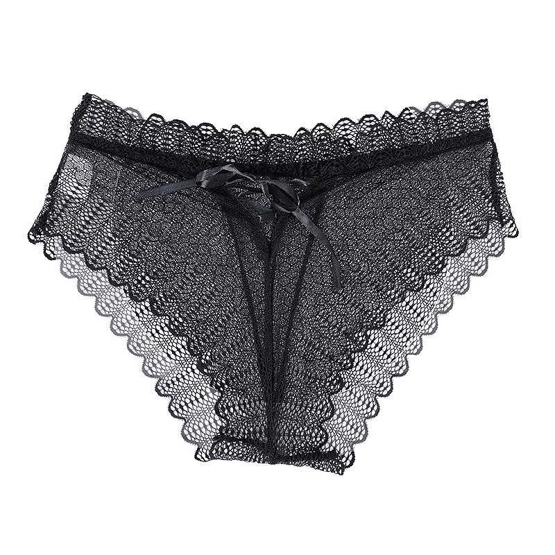 Quần lót ECMLN dây rút nhìn thấu mềm mại thoáng khí cho nữ
