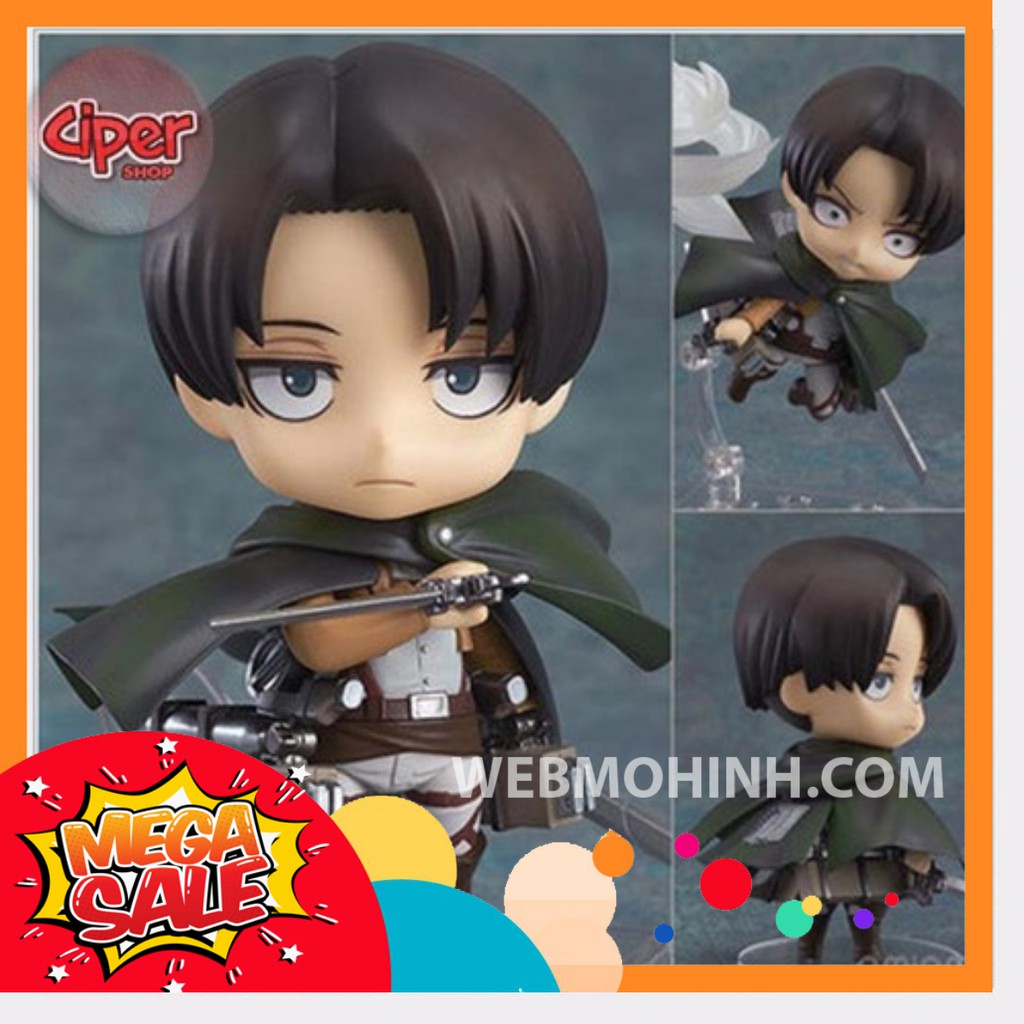 GIÁ HỦY DIỆT Mô Hình Levi - Attack On Titan Có Khớp Cử Động Nendoroid 390