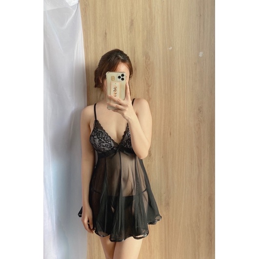Váy Ngủ Voan Xuyên Thấu Cao Cấp J7715 | BigBuy360 - bigbuy360.vn