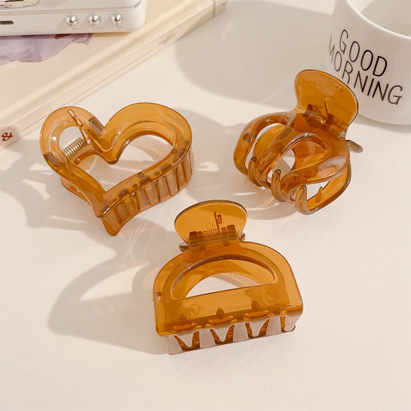 Kẹp Tóc Trong Suốt Nhỏ Nhắn Xinh Xắn Phong Cách Hàn Quốc