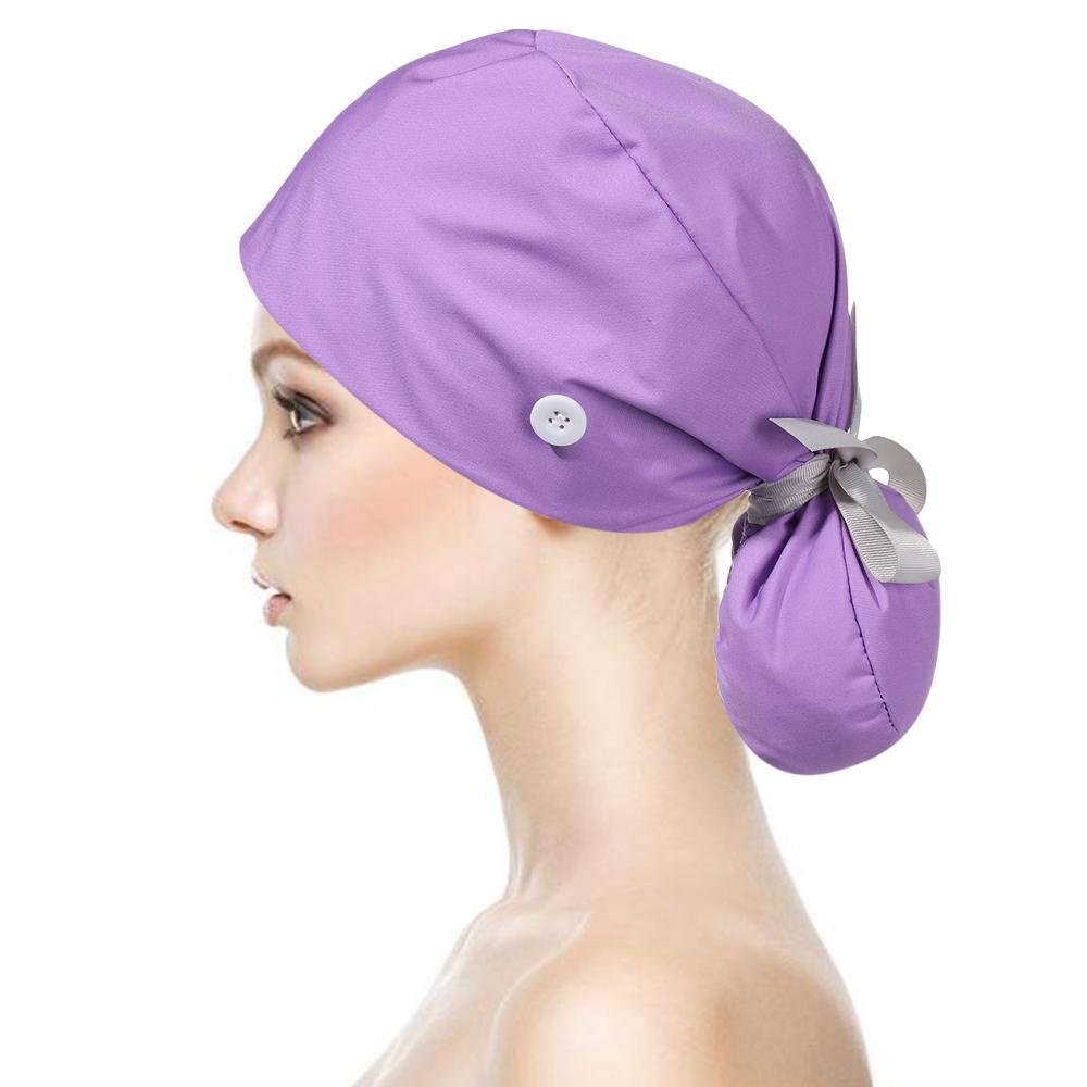 1 Mũ Cotton Trùm Đầu Bảo Vệ Tóc Sau Khi Làm Việc Có Thể Điều Chỉnh Kích Cỡ