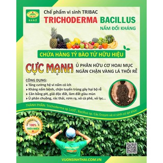 Nấm đối kháng trichoderma TRIBAC