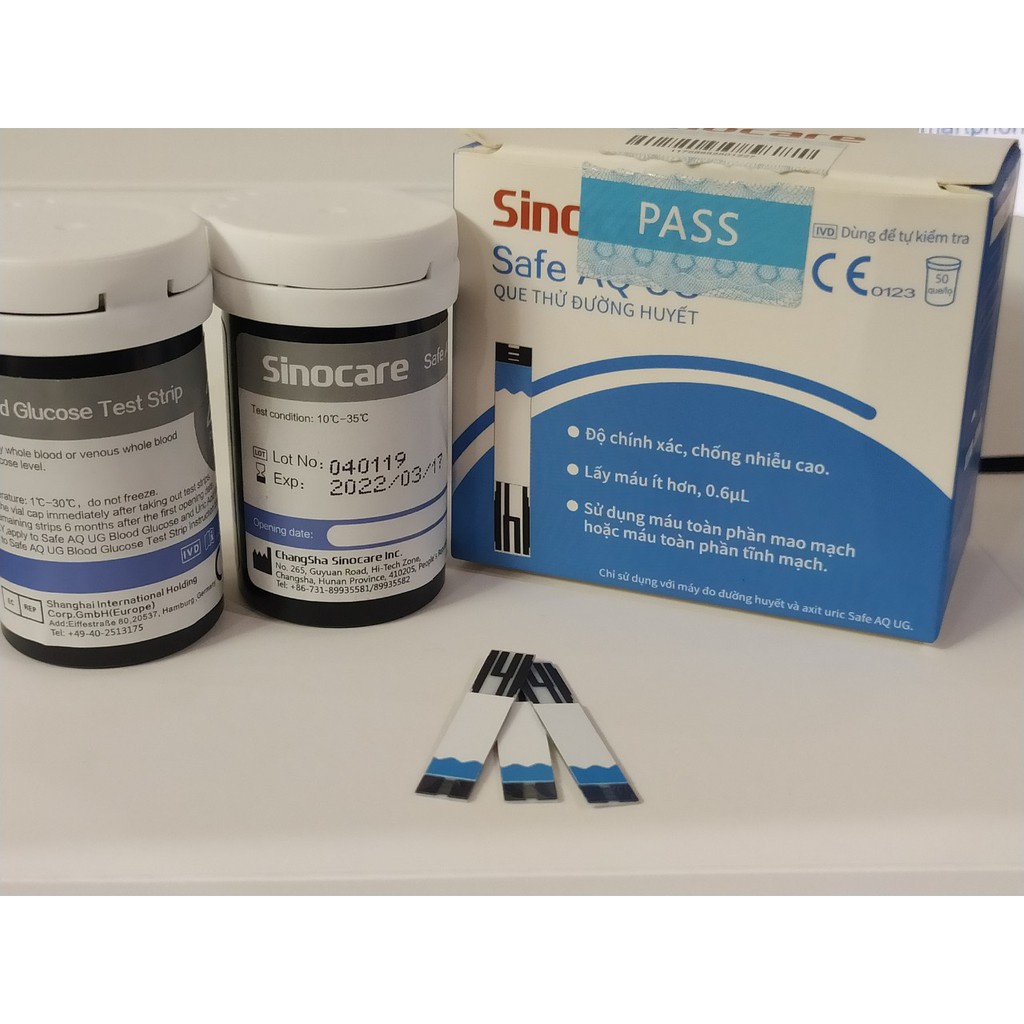✅ [TẶNG 50 KIM] Que Thử Đường Huyết- Safe AQ UG, (Máy 2 Trong 1) -VT0364 | Y Tế Vạn Thành