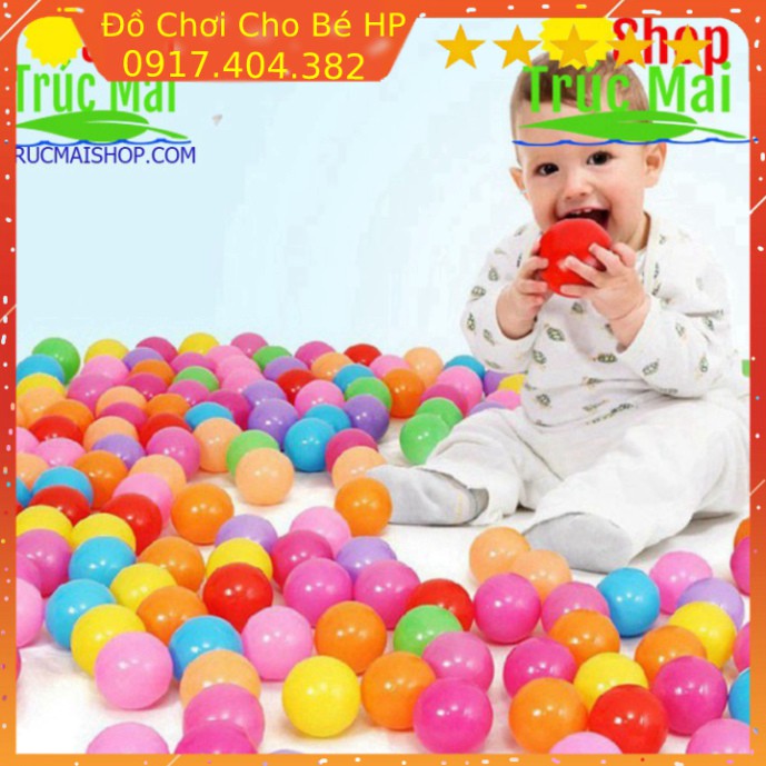 [SIÊU SALE] [SALE] Túi 20 quả bóng nhựa 5.5cm cho bé - Nhựa PP nguyên sinh - Sản xuất tại Việt Nam ✅  Đồ Chơi Trẻ Em HP
