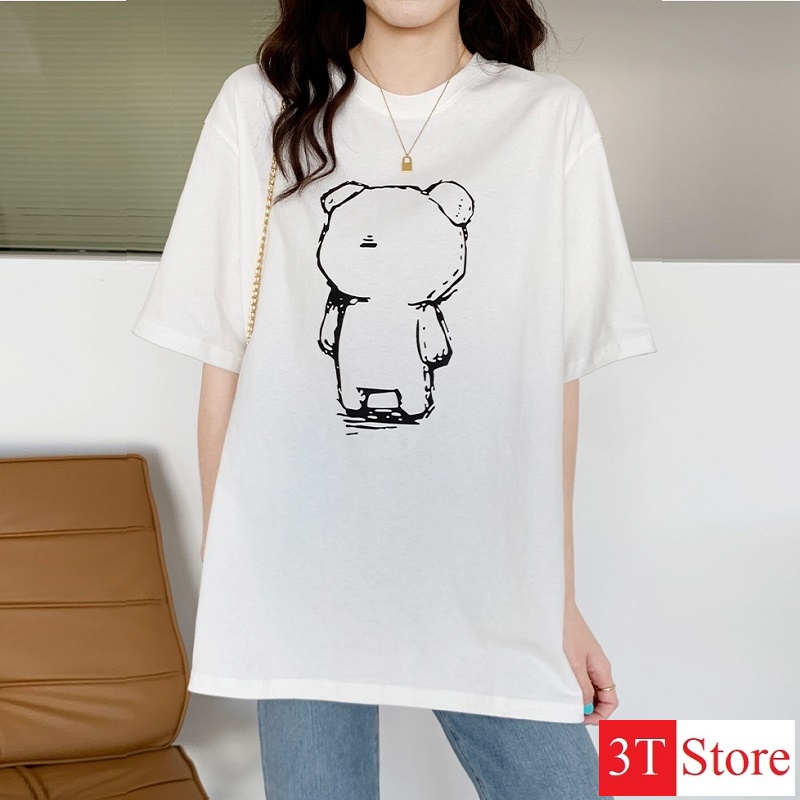 [Video + Ảnh Thật] Áo Thun Tay Lỡ Freesize Unisex HotTrend Tay Lỡ Form Rộng, hợp với cả Nam & Nữ | BigBuy360 - bigbuy360.vn