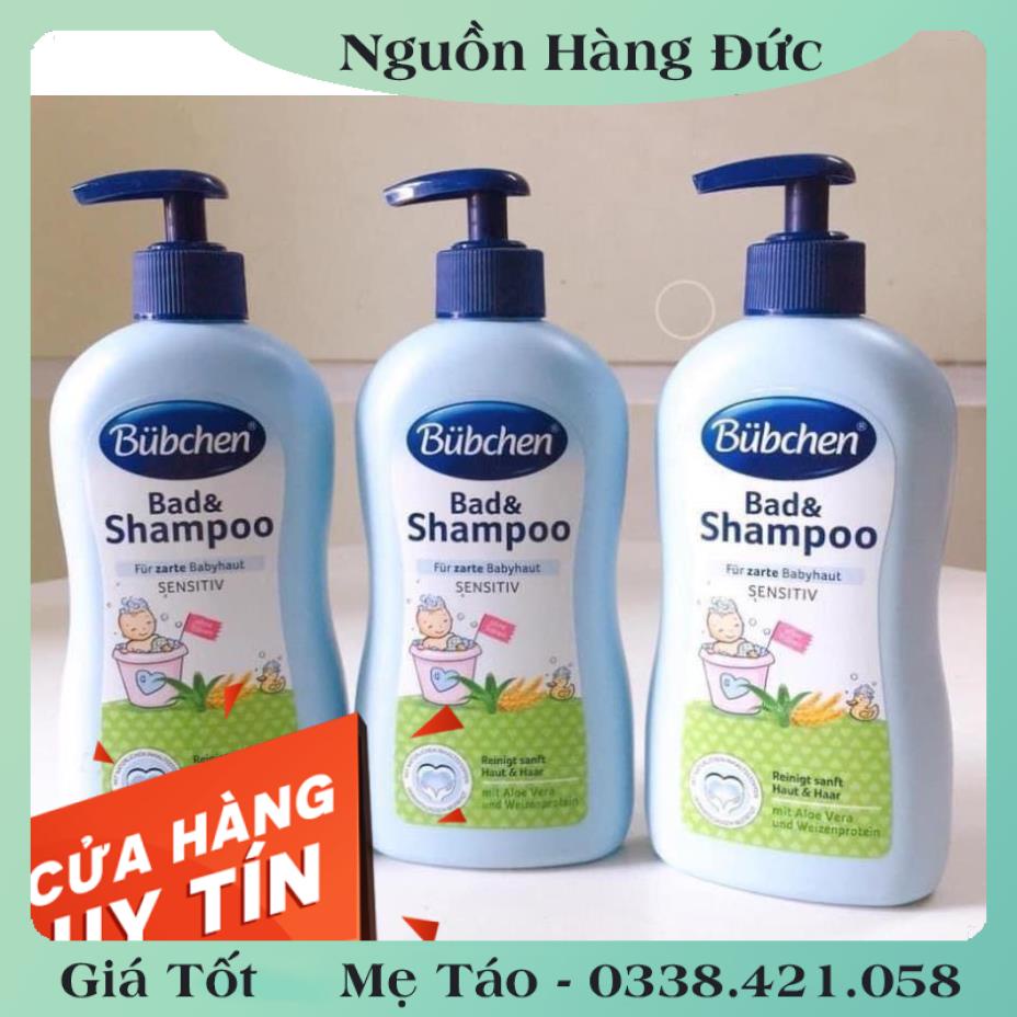 [auth] Sữa Tắm Gội Cho Trẻ Sơ Sinh Bubchen 400ml - Nội địa Đức Đủ Bill [Hot]