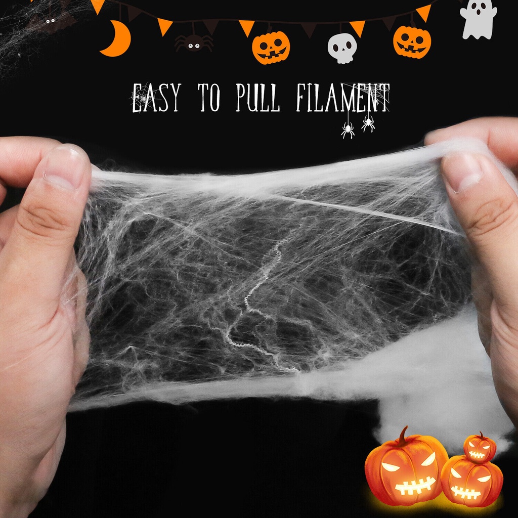 Mạng Nhện Giả 30 Nhện Trang Trí Halloween