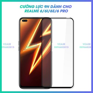 Kính Cường Lực 9H Cho Realme 6 / Realme 6i / Realme 6s / Realme 6 Pro Full Màn Hình