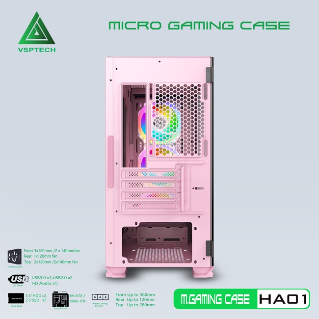 Vỏ Case VSP HA01 PINK