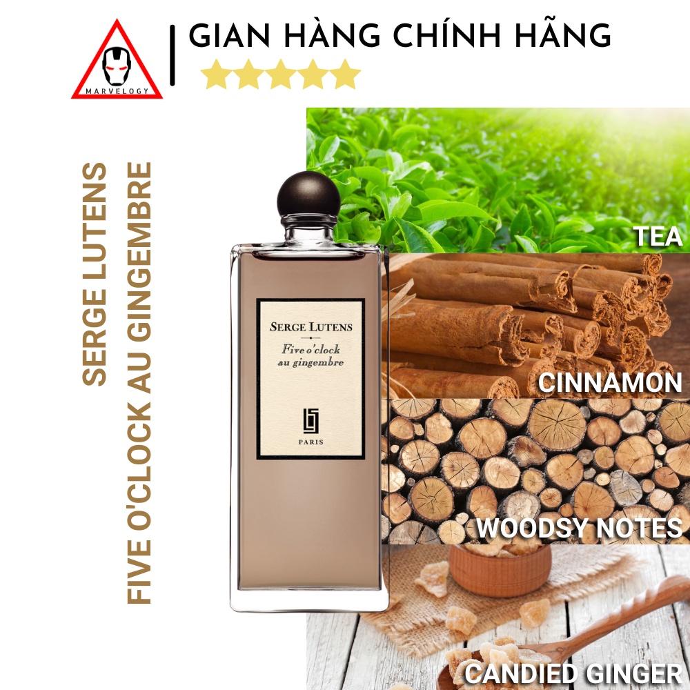 Nước Hoa Chính Hãng Serge Lutens Five O'Clock Au Gingembre EDP Share Juice Tester Dùng Thử 10ML