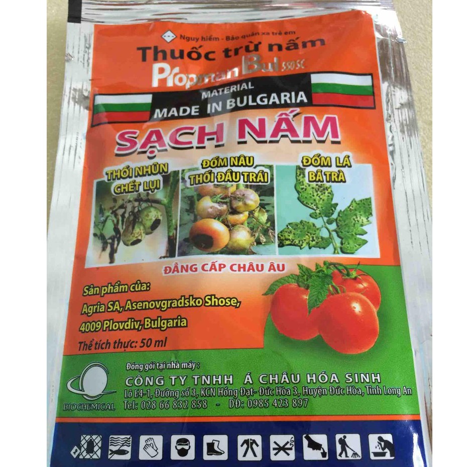 Thuốc Trừ Nấm Propman Bul 550sc - Sạch nấm, Thuốc Trừ Bệnh nhập khẩu BULGARIA (gói 50ml)