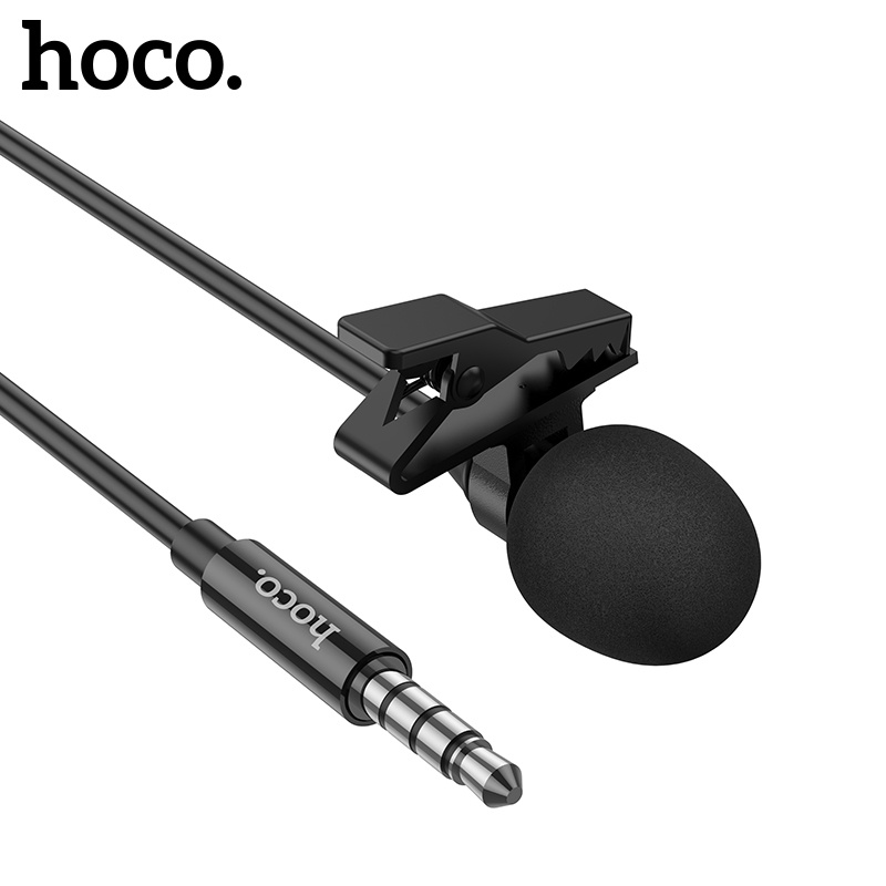 Micro cài áo HOCO. L14 3.5mm cao cấp thích hợp cho điện thoại / máy ảnh