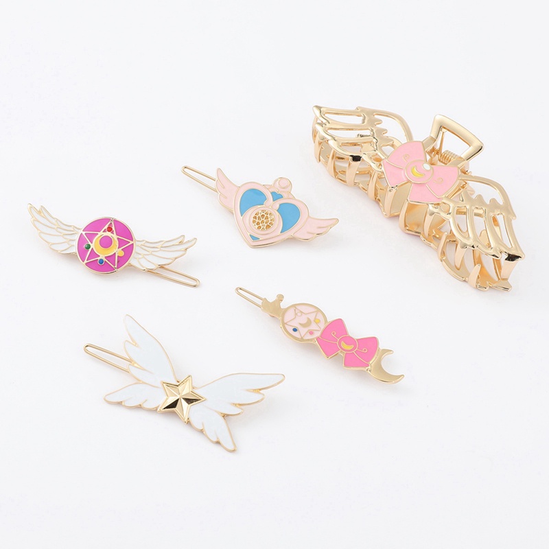 Kẹp Tóc Hình Thủy Thủ Mặt Trăng Dễ Thương Cho Nữ