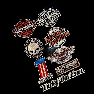 Decal logo Harley Davidson 3m trang trí xe máy