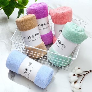 Khăn mặt lông cừu xuất Hàn nhiều màu sắc kích thước 30x50cm (KLC35)