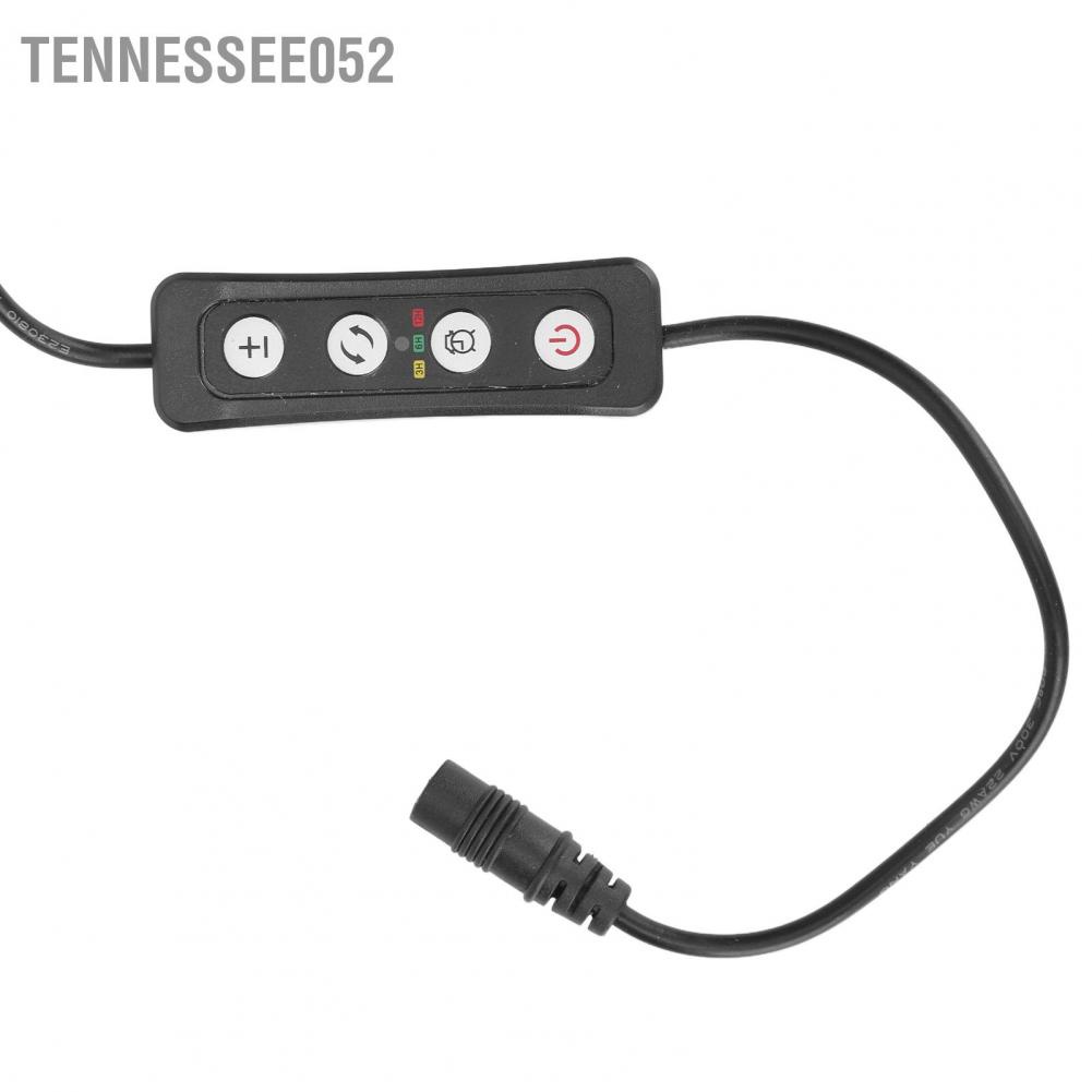 Tennessee052 Fish Tank Light 30LED Full Spectrum 12W Adjustable Planted Aquarium Lamp for Landscape Freshwater US Plug 100‑240V