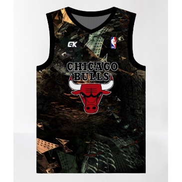 Áo Thun Thể Thao In Hình CICGO BULLS Cá Tính Cho Nam Và Nữ