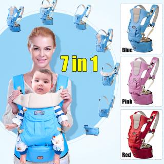 Đai địu em bé có thể điều chỉnh chất liệu thoáng mát tiện dụng