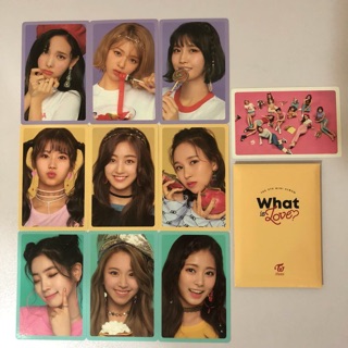 🍉Sẵn-tại-Shop🍉 Set photocard hình ảnh TWICE What is love phiên bản B