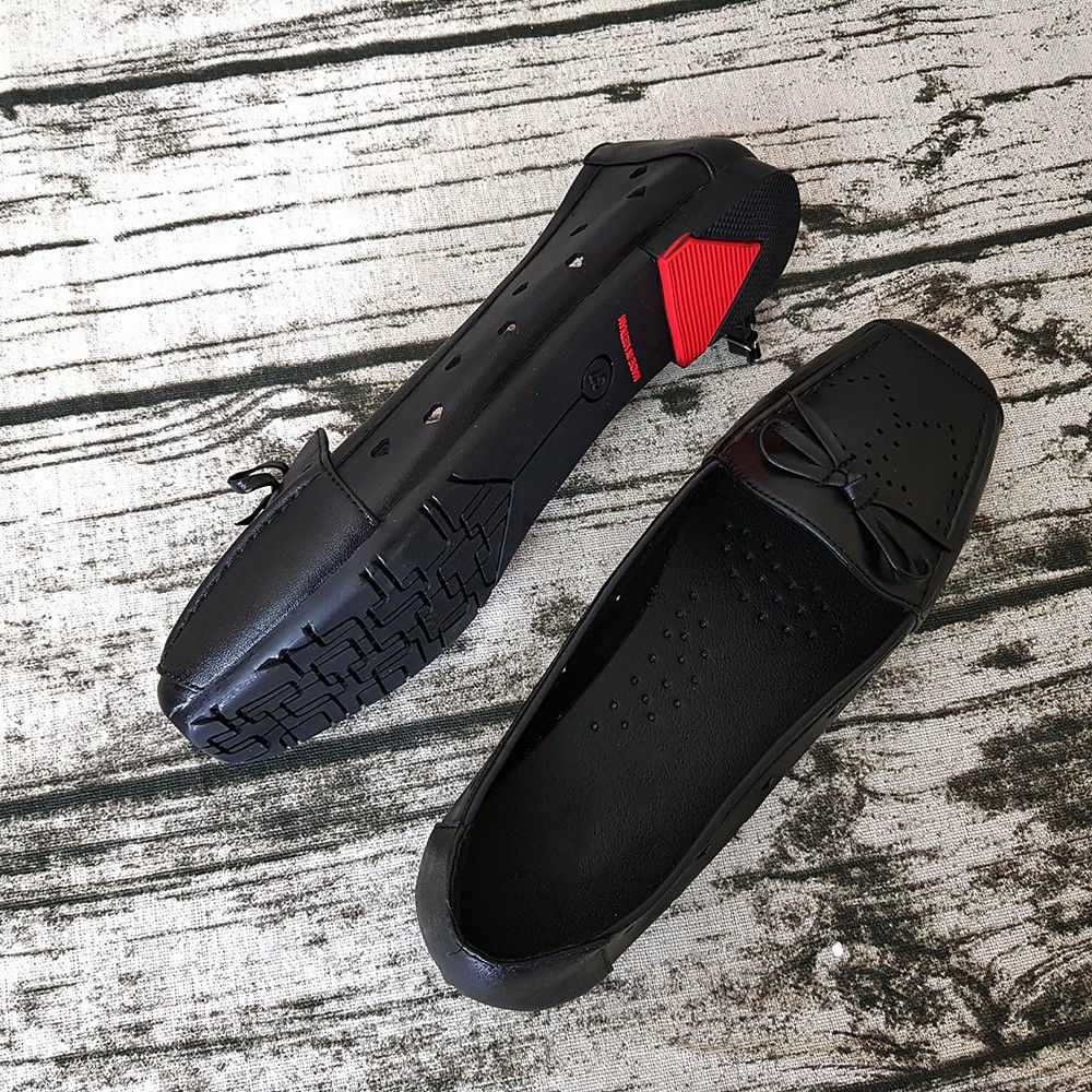 Giày Đế Bằng Giày Búp Bê Nữ Da Bò Thật Mềm Mại Evelynv GB3416