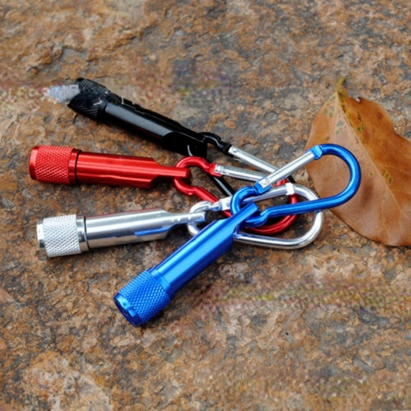 1 Móc Chìa Khóa Mini Bằng Nhôm Dùng Đi Cắm Trại