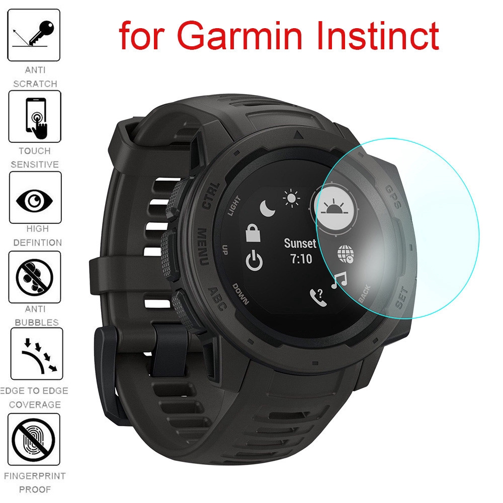 Kính cường lực chống cháy nổ thích hợp cho đồng hồ thông minh Garmin Instinct