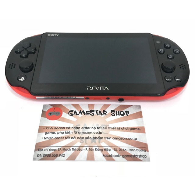 Máy Chơi Game PS Vita 2000 Black&Red Hackfull