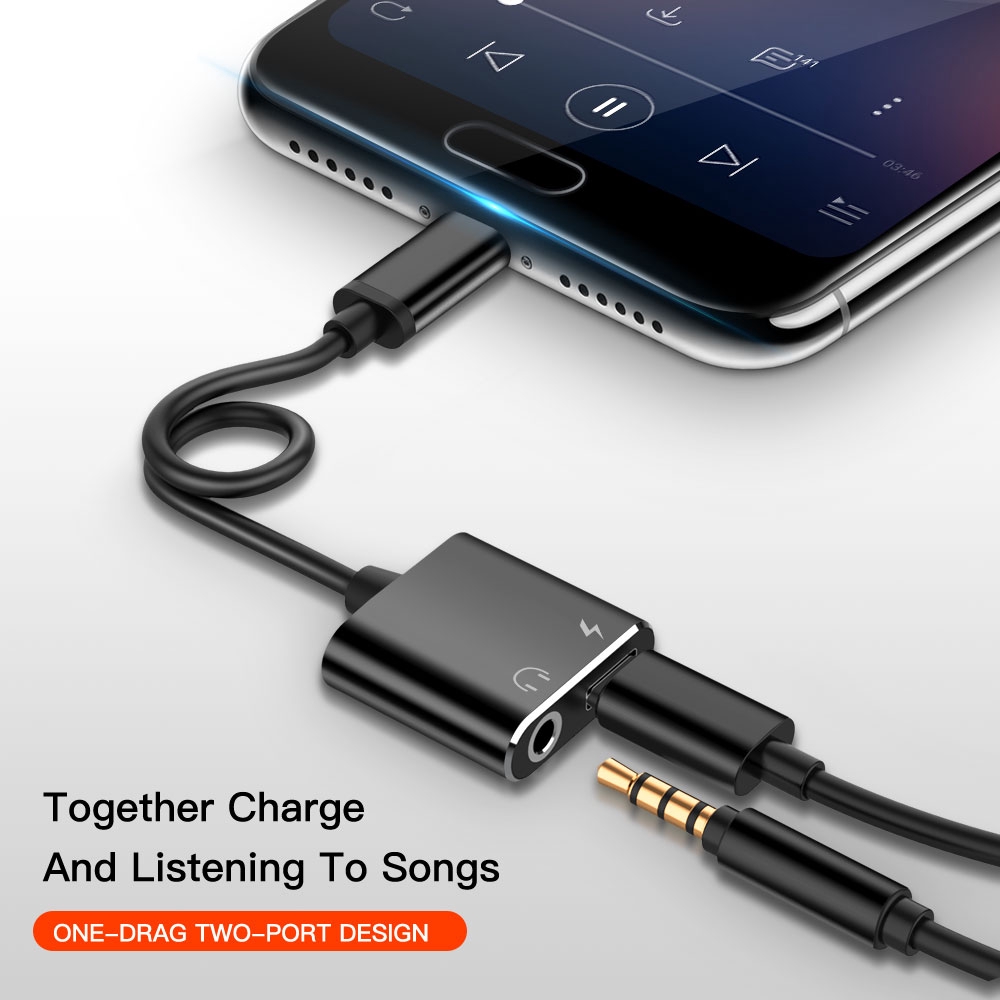 Type C Adapter Aux Audio Adapter USB Type C to 3.5mm Jack Earphone Adapter For Xiaomi Mi 6 Huawei Smart Phones Android