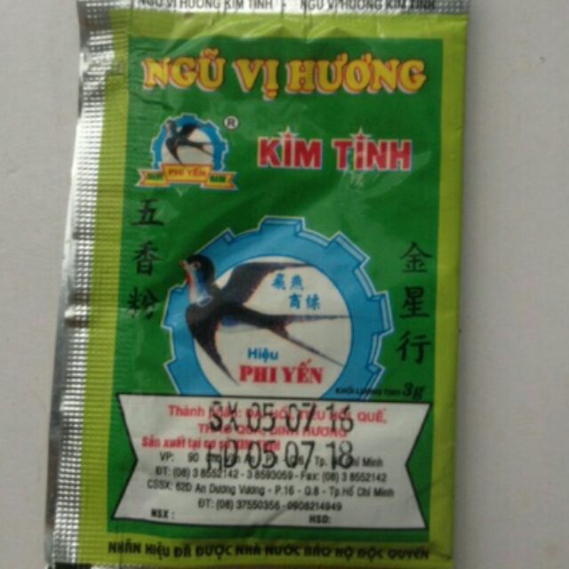 20 gói ngũ vị hương kim tịnh