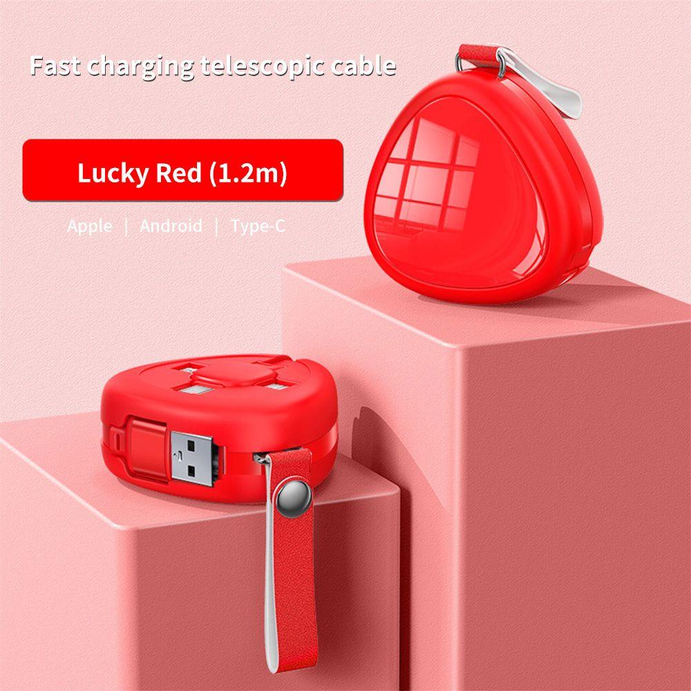 Cáp Sạc Nhanh / Truyền Dữ Liệu / Truyền Dữ Liệu 3 Trong 1 Cổng USB Thiết Kế 3 Trong 1 Tiện Dụng Cho Điện Thoại