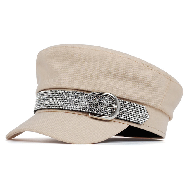 Mũ nồi đính đá phong cách hiphop Hàn Quốc thời trang thu đông dành cho nữ