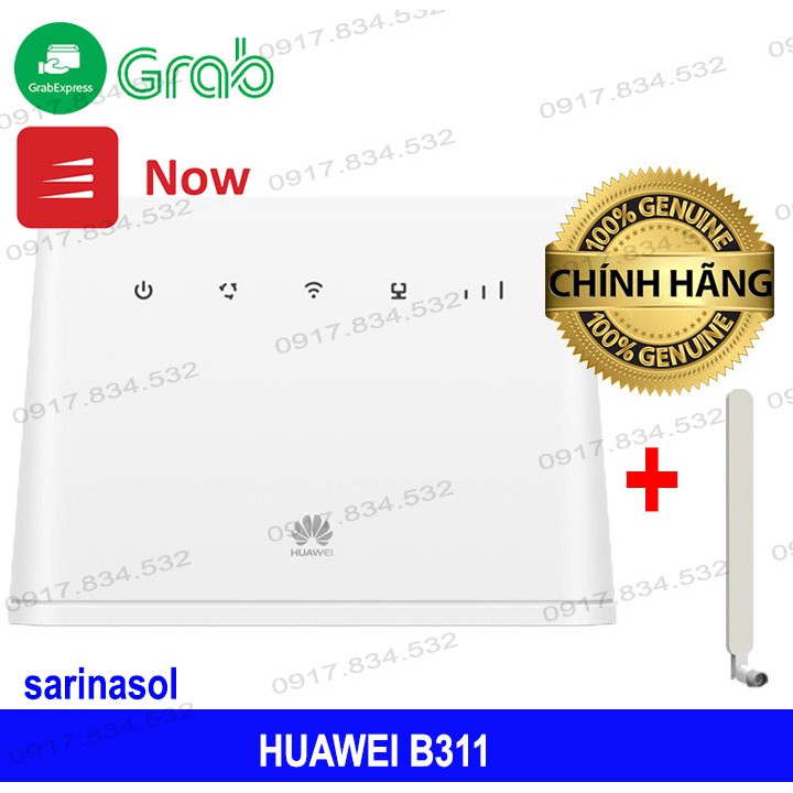 Phát wifi 4G cắm điện Huawei B311( kèm anten)