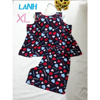 Bộ lanh quần đùi size to 75ký -90 ký