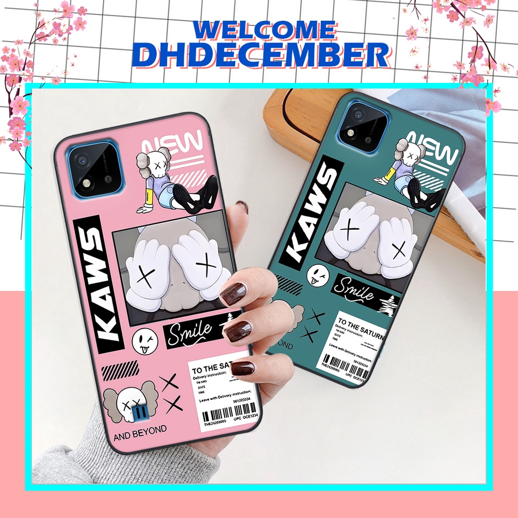 Ốp lưng Realme C11 2021 / C20 in hình gấu K@ws, gấu nâu, dor@emon RẺ- ĐẸP- BỀN