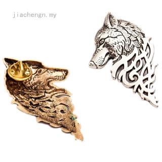 Huy Hiệu Cài Áo Hình Đầu Sói Thời Trang Unisex