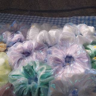 Combo 11 cột tóc scrunchies xinh