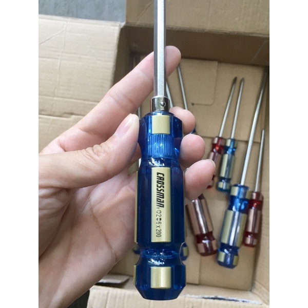 Tua vít 2 đầu 6x200mm cao cấp crossman đài loan