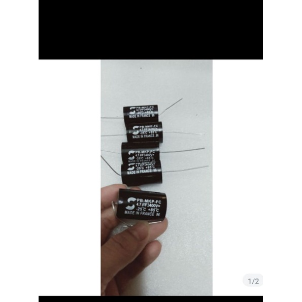 Tụ phân tần loa 4.7uf 400v